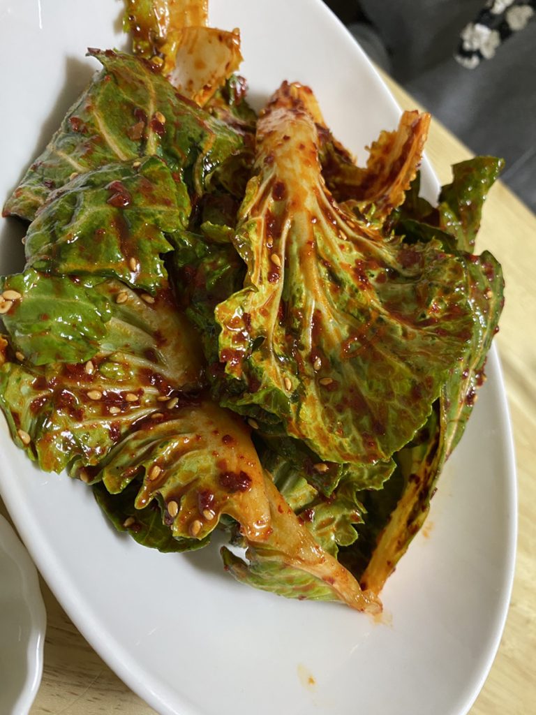 尼崎 立花の韓国料理 釜山 ポントンのチョレギサラダ