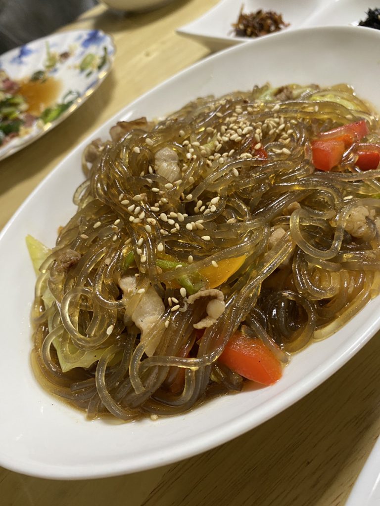 尼崎 立花の韓国料理 釜山 チャプチェ