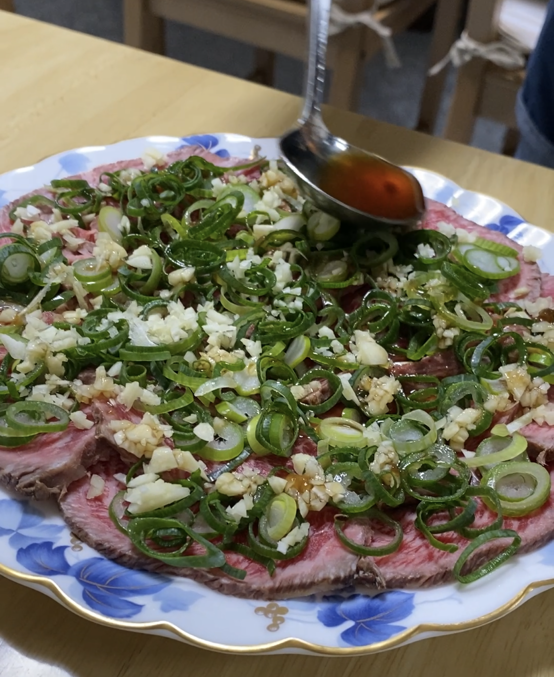 尼崎 立花の韓国料理 釜山 和牛のたたき