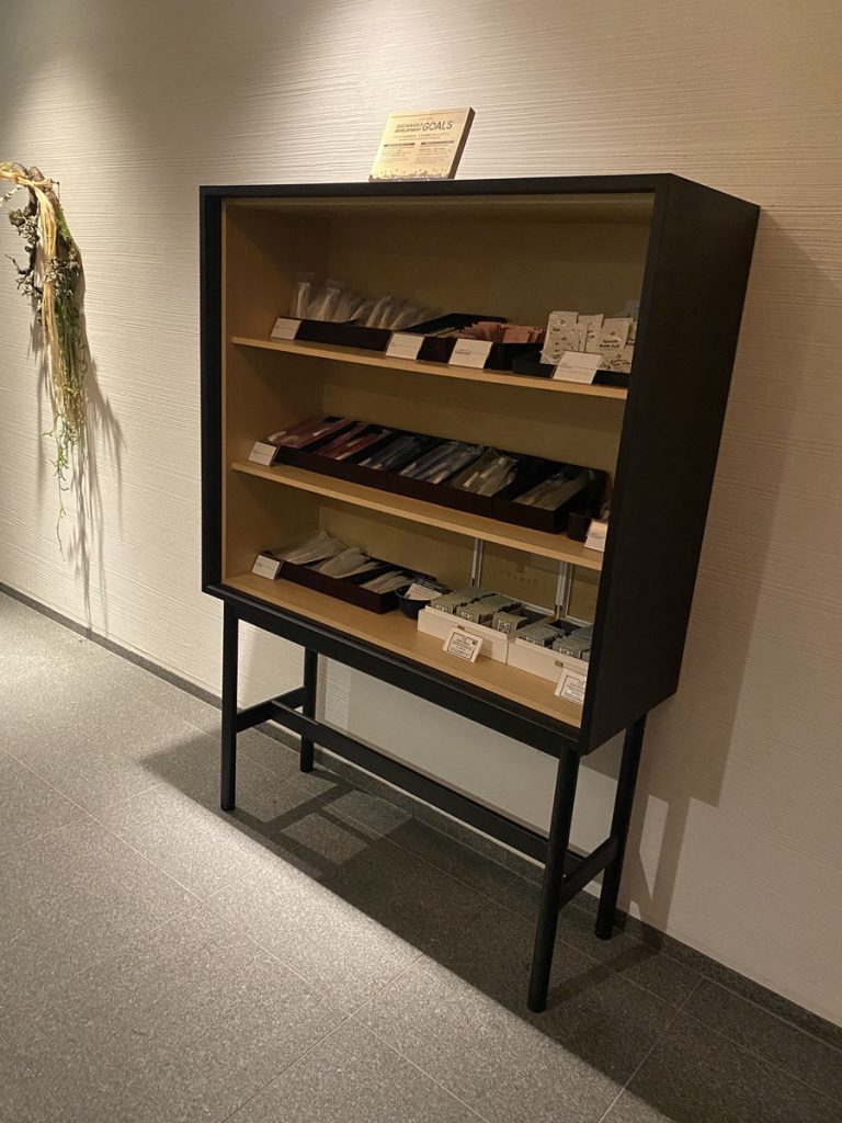 リソルトリニティ京都 エレベーターホールのアメニティ