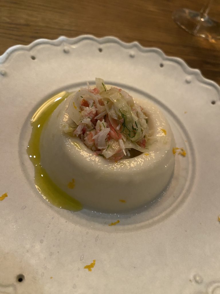 L'angolo(ランゴロ)蕪のブランマンジェ