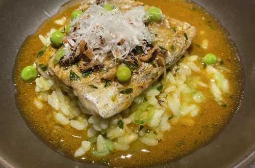 神戸 フレンチ fusible（フュージブル）太刀魚 エンドウ豆のリゾット