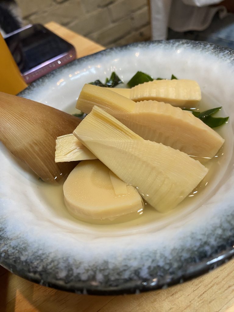 天満橋のすし処 ひでまる 若竹煮