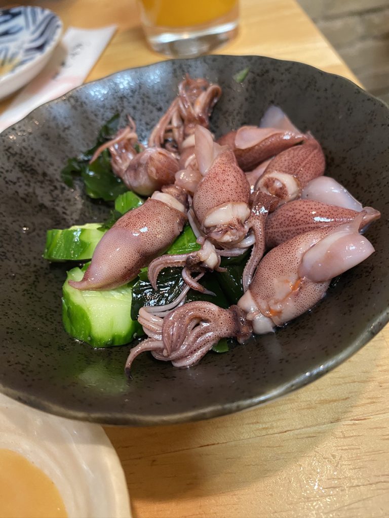 天満橋のすし処 ひでまる ホタルイカ