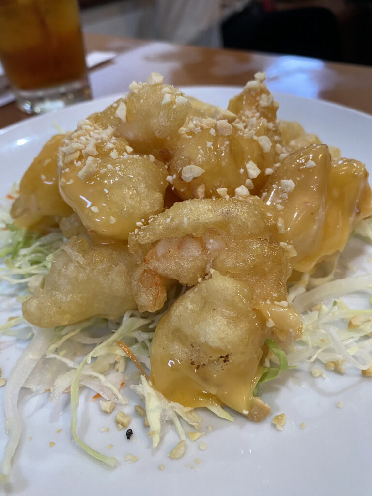 玉造 純華楼 エビのマヨネーズ和え