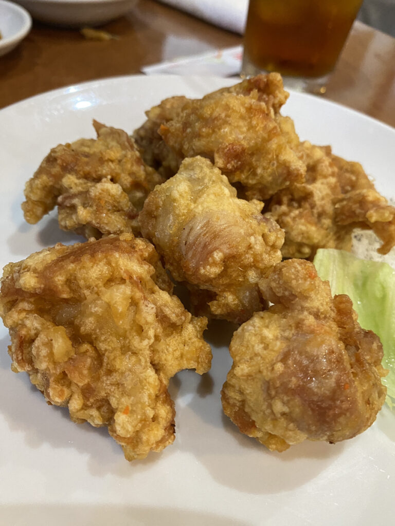 玉造 純華楼 若鶏のから揚げ