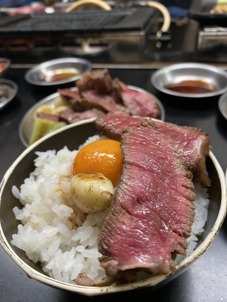 堺・焼肉かつらぎ シャトーブリアンのどんぶり