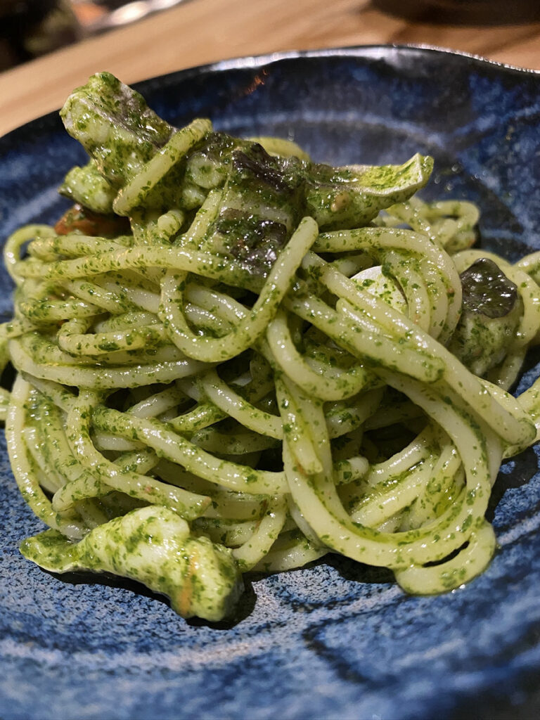 北浜 PENTOLA ハモの大葉ジェノベーゼ