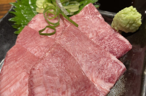 焼肉 万両 東天満店 生タンのお造り