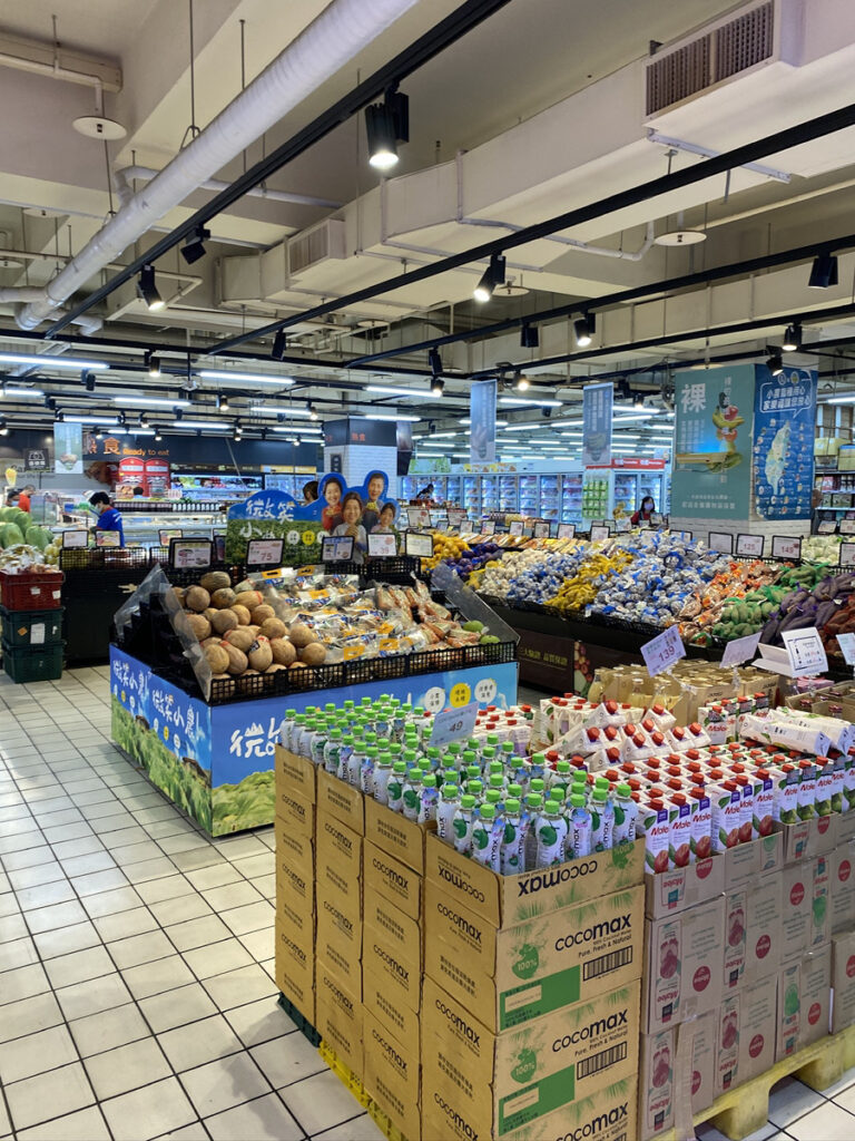 カルフール重慶店 生鮮食料品売り場