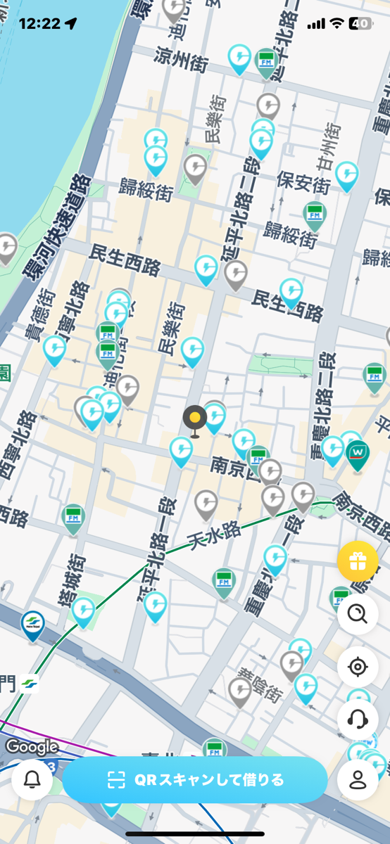 迪化街周辺。スポットはたくさんありました