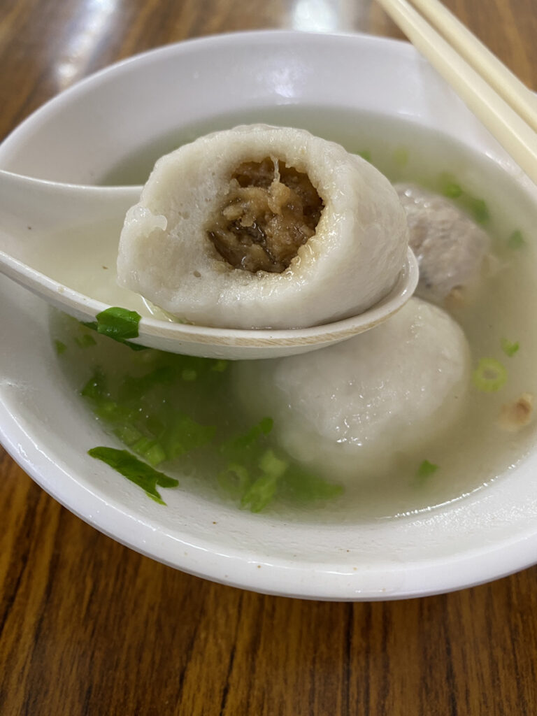 佳興魚丸店 団子スープ 福州魚丸