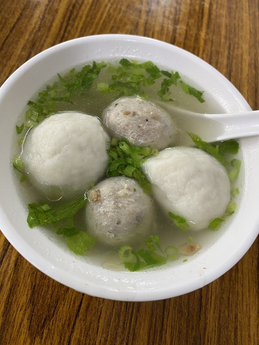 佳興魚丸店 団子スープ 福州魚丸と香菇丸のミックス