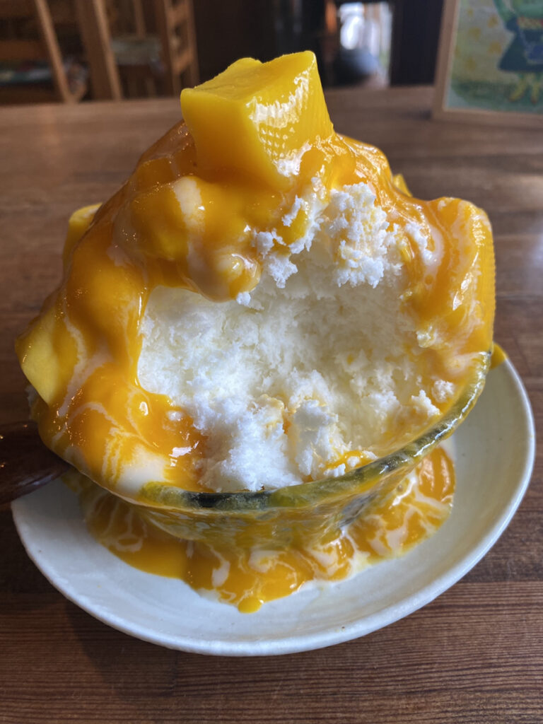 マンゴーかき氷