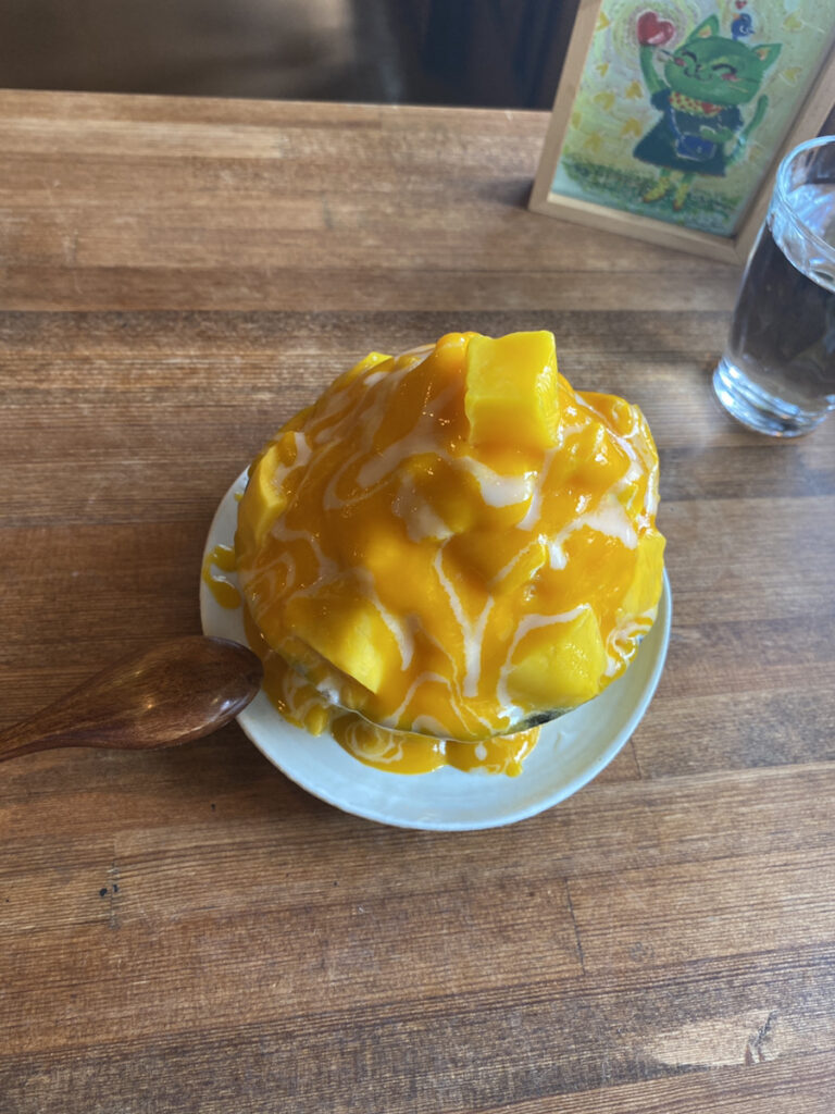 マンゴーかき氷