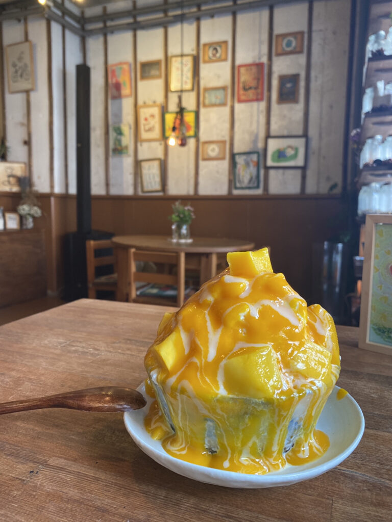 マンゴーかき氷