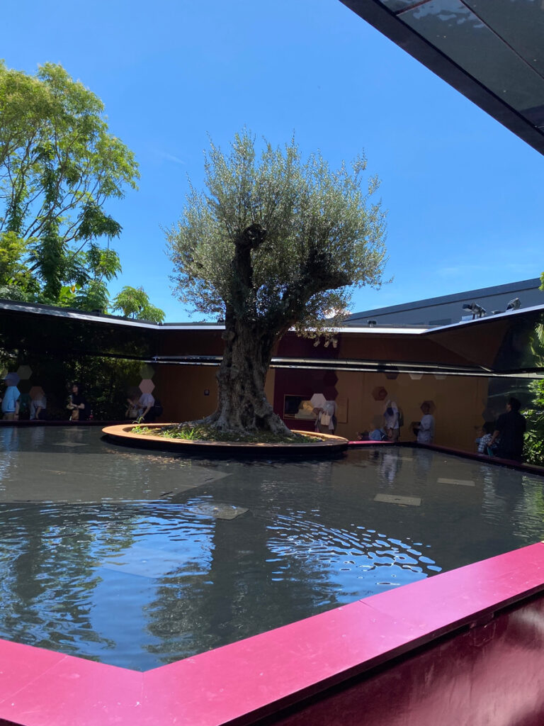 フランス館の中庭