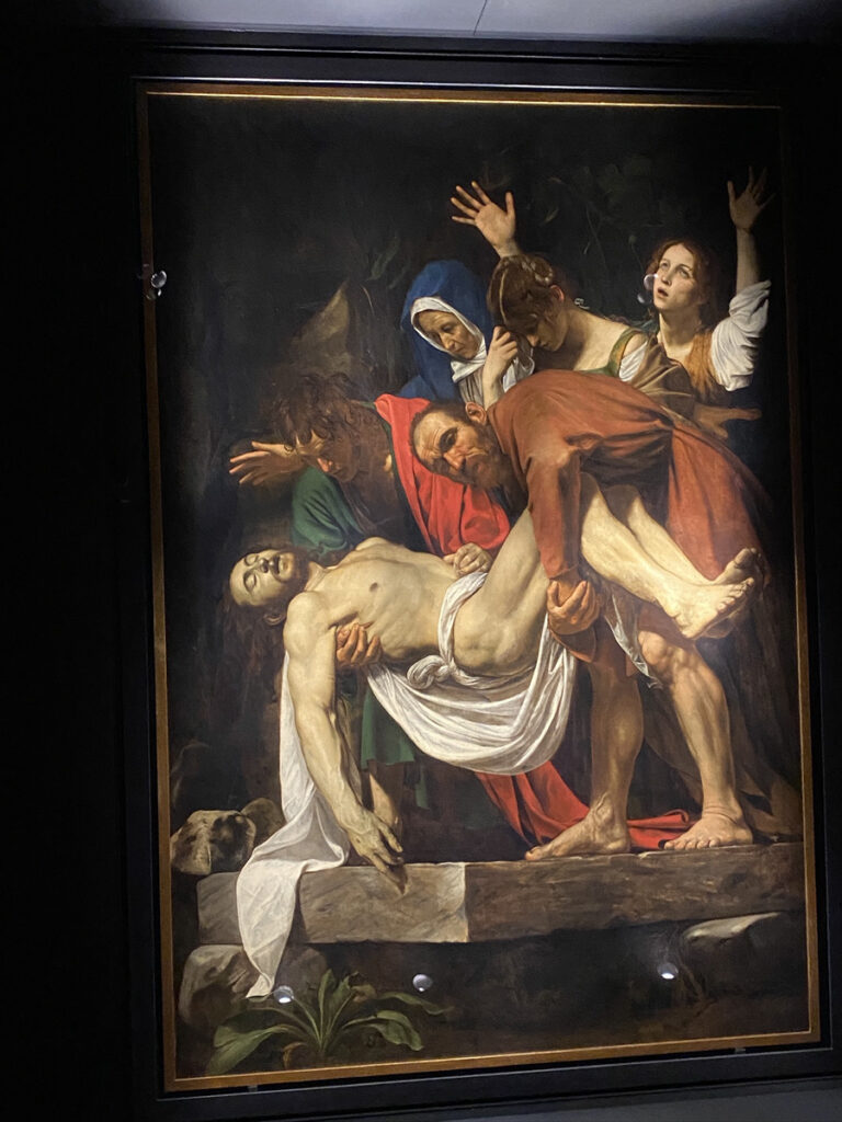 カラヴァッジョ「キリストの埋葬」1602年