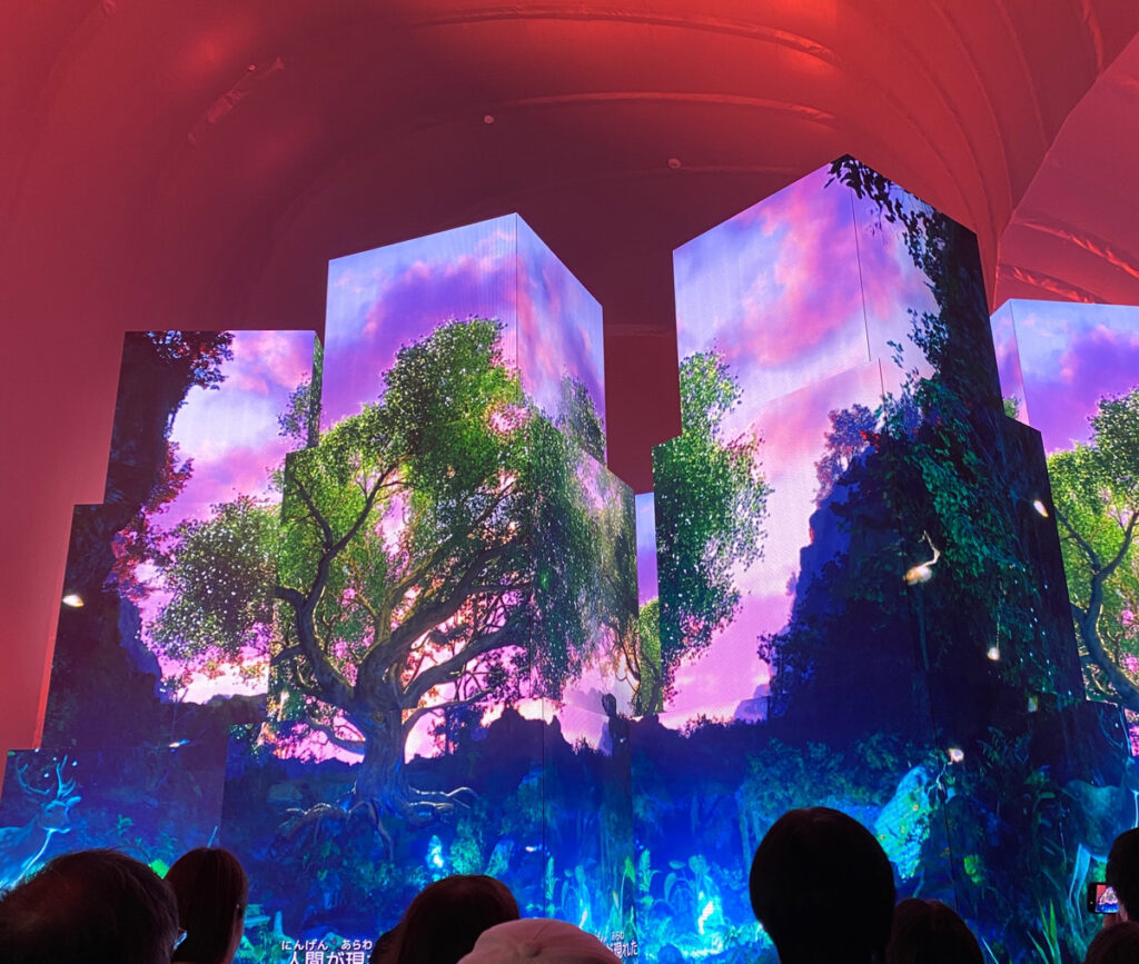 パソナ館 3Dマッピングショー①