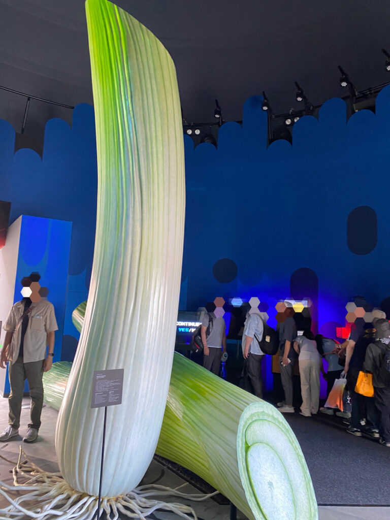 よしもと waraii myraii館 4mの巨大ネギ