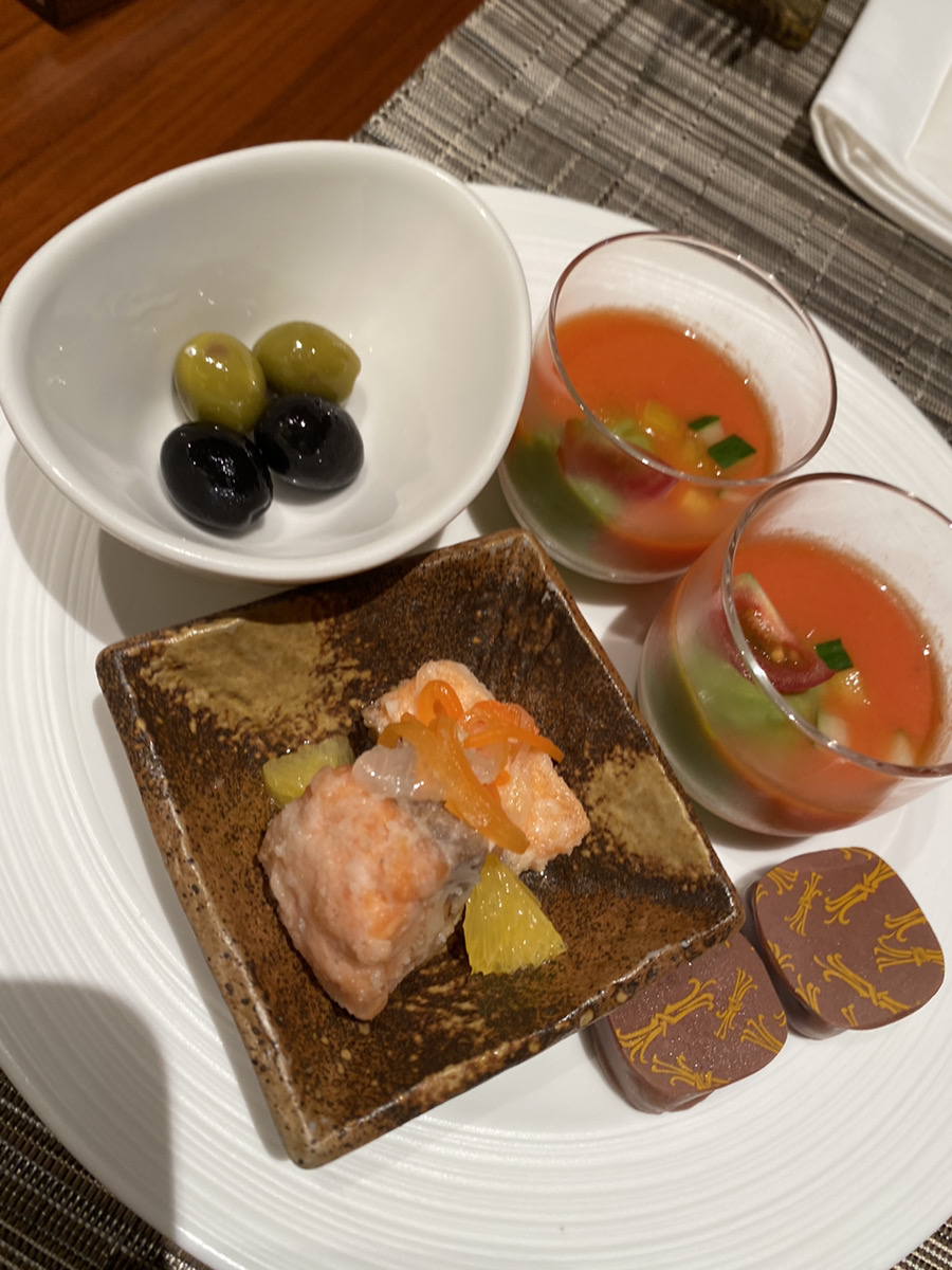 ガスパチョ、エスカベッシュなどの冷菜