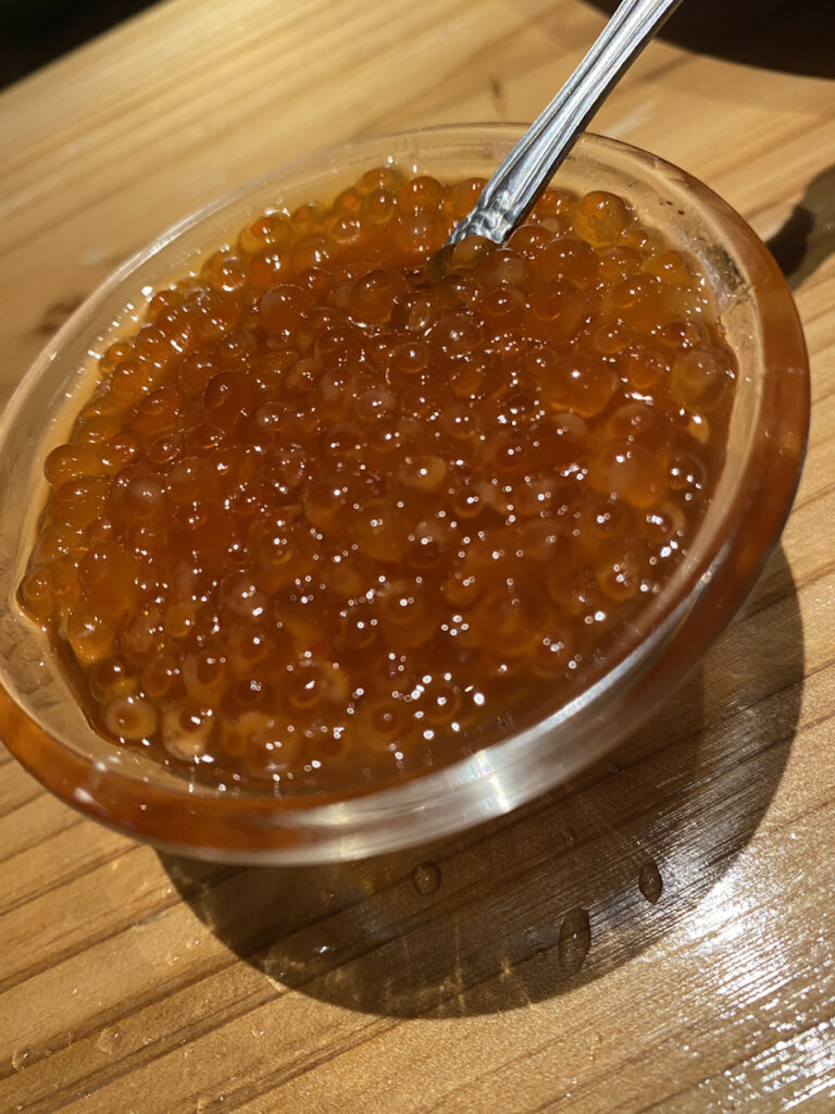 豪快とろたく巻き、のイクラ