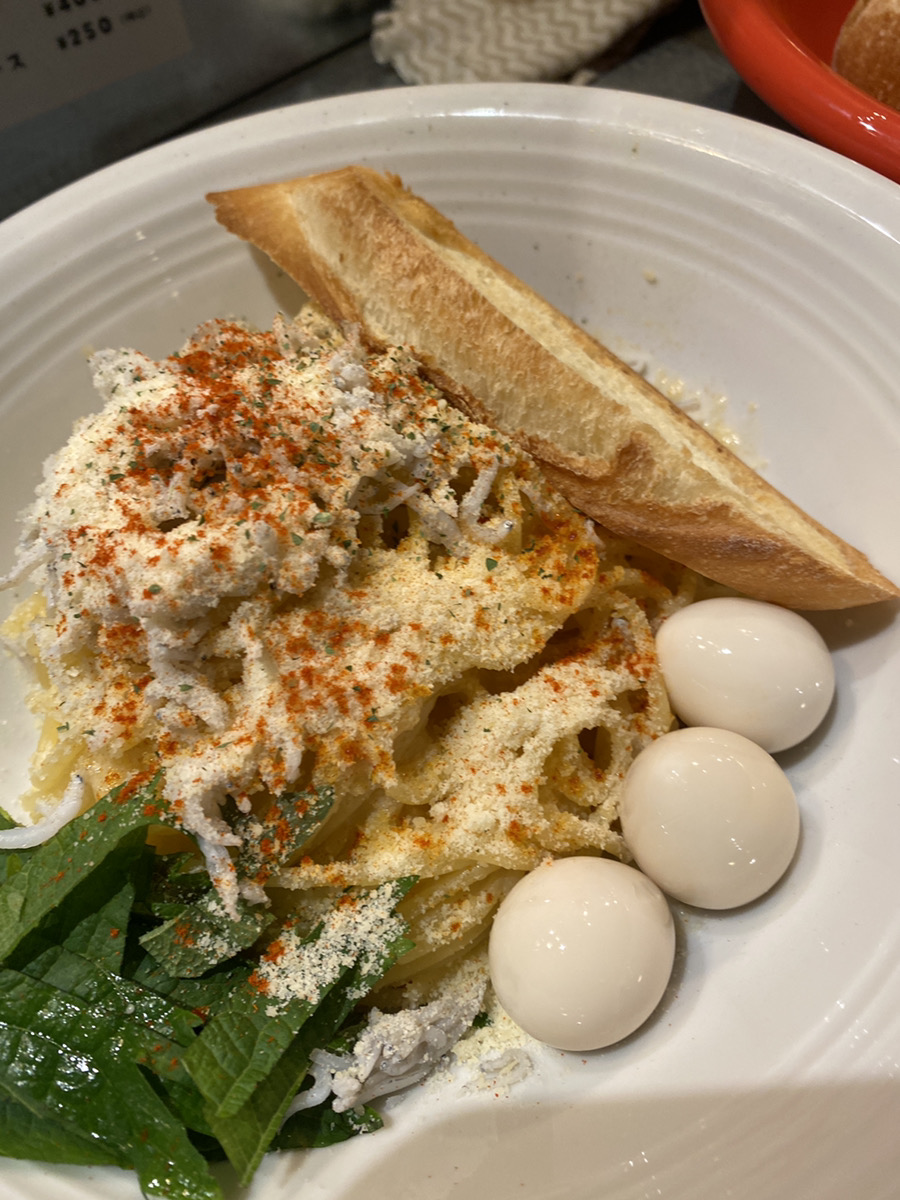 サービスセット＋うずら＋パルメザントッピング