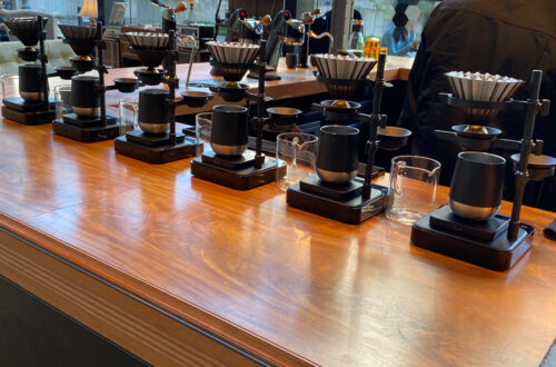 ドリップの装置がずらり