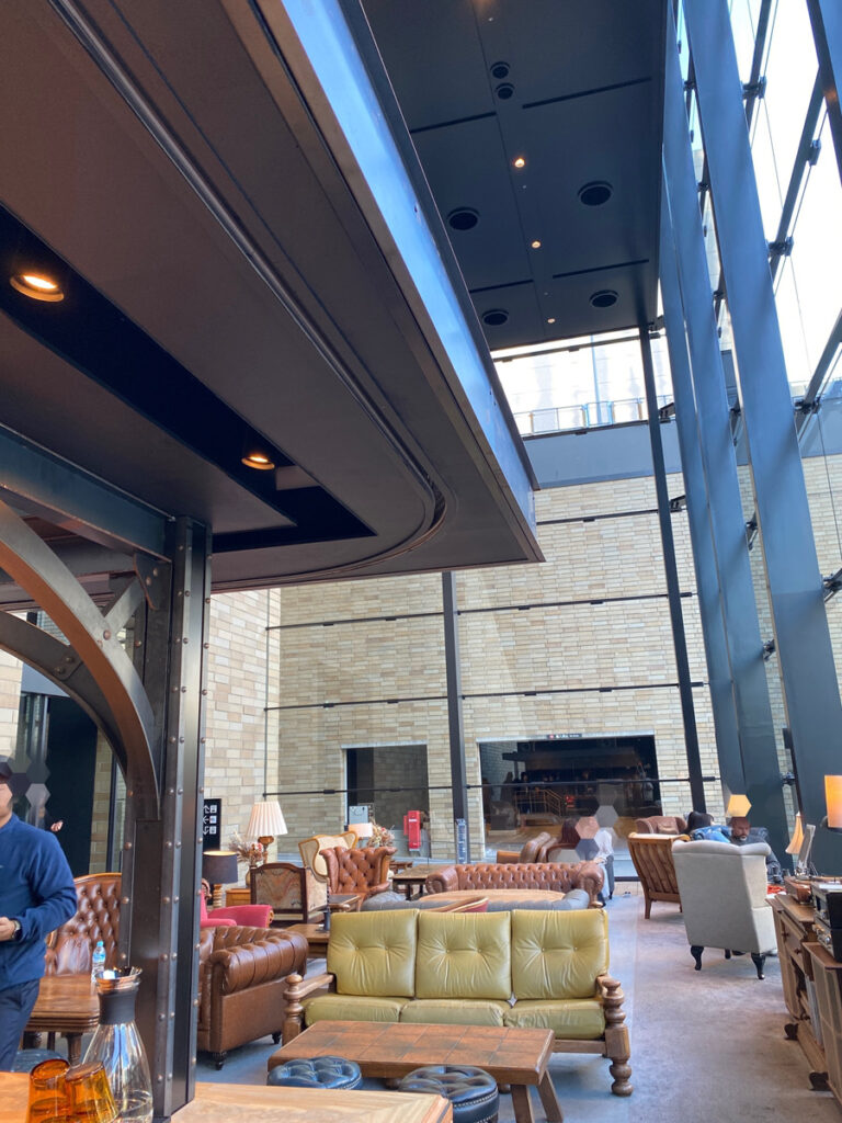 明るくて開放的な空間