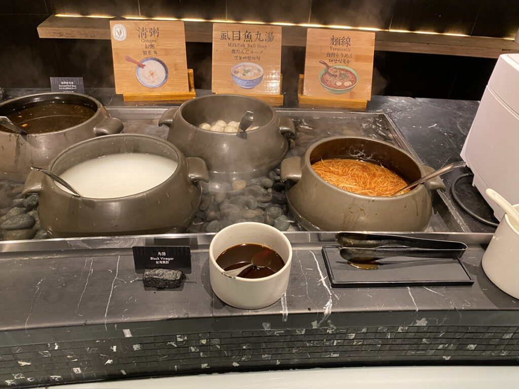 お粥＋魚丸湯＋麺線