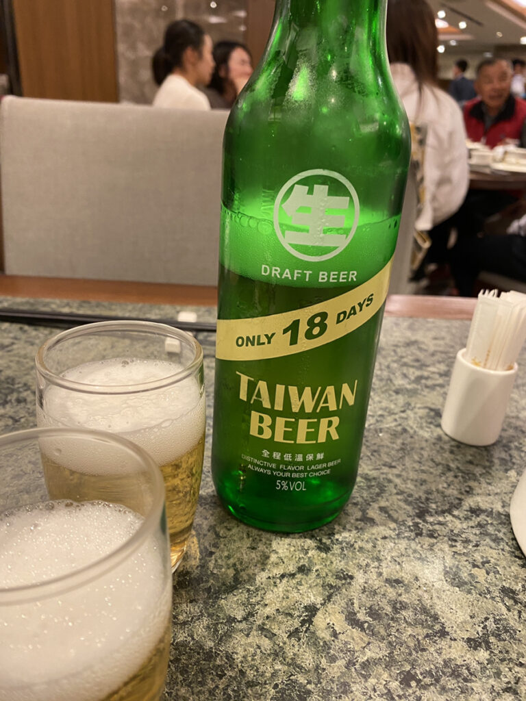 台湾の生ビール