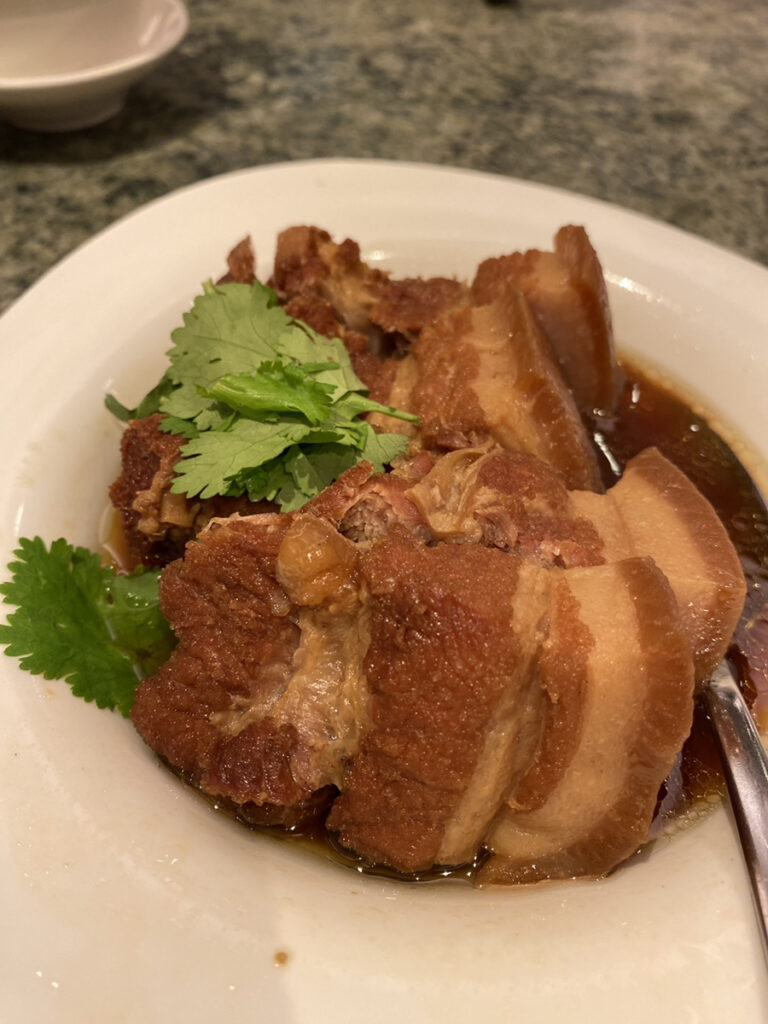 欣葉名物 豚の角煮（2塊 NT$ 220／3塊 NT$ 330）