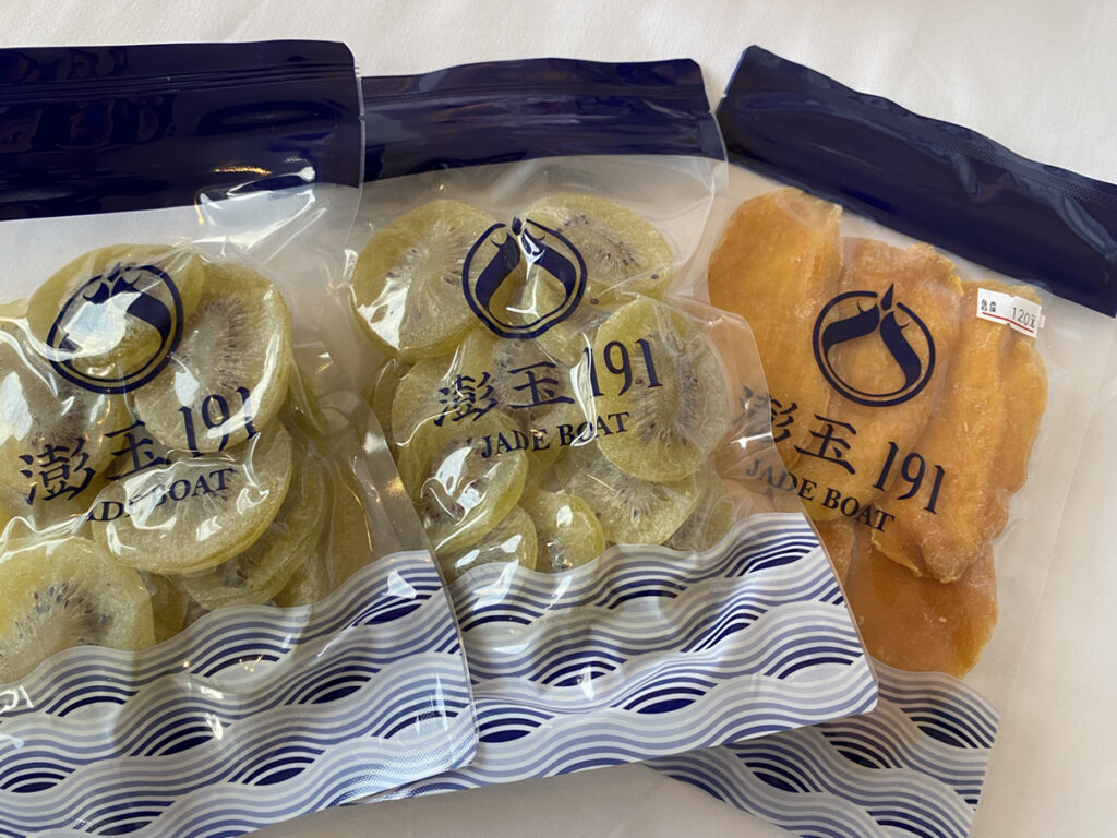 ドライマンゴとドライキウイ