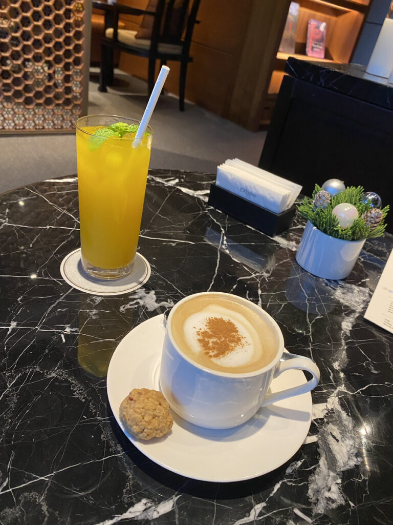 カプチーノをいただきました