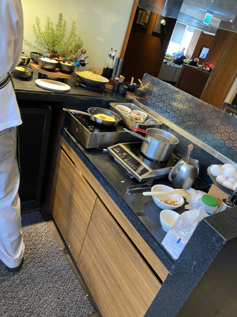 シェフ調理コーナー