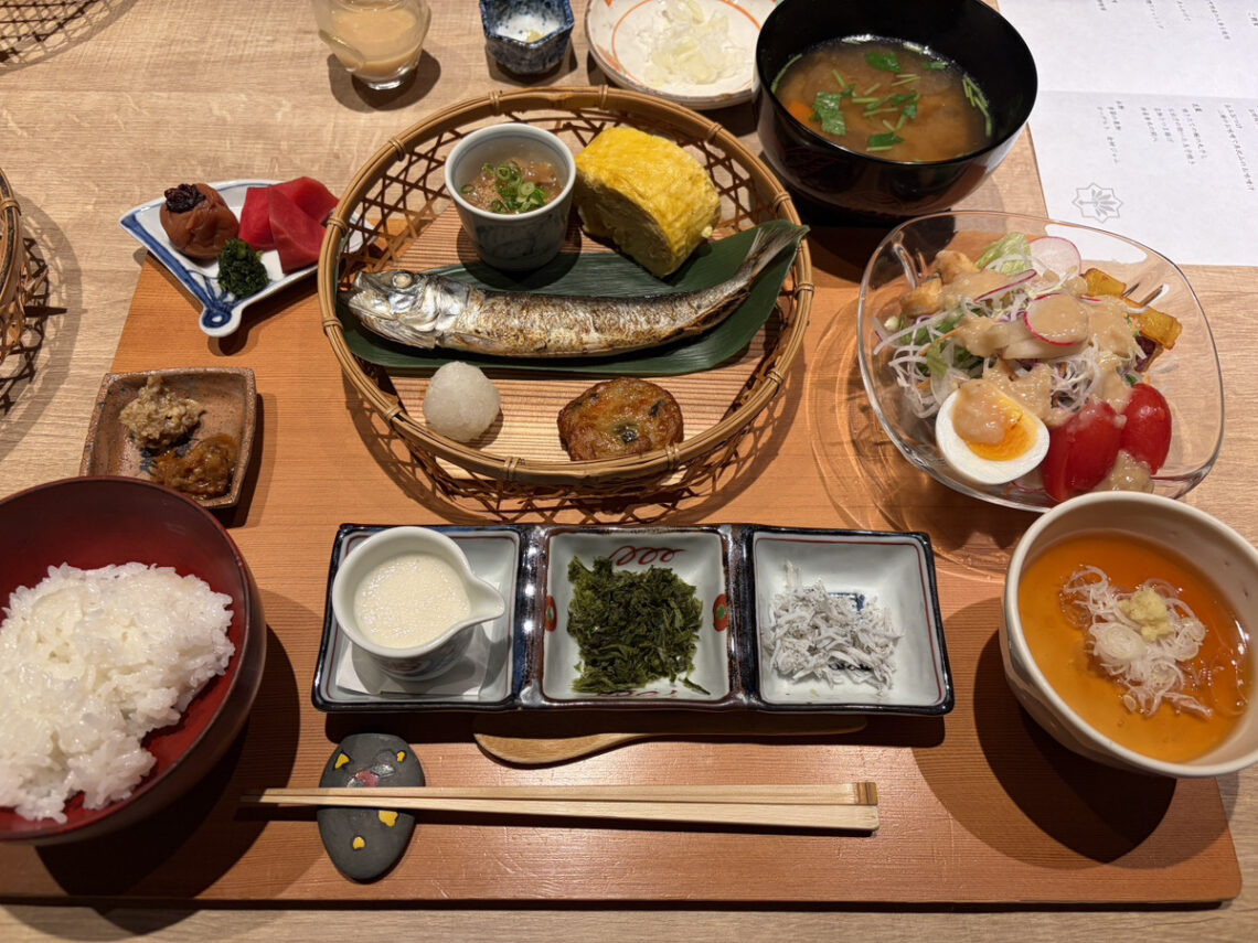 ヘルシーで丁寧な朝ごはん