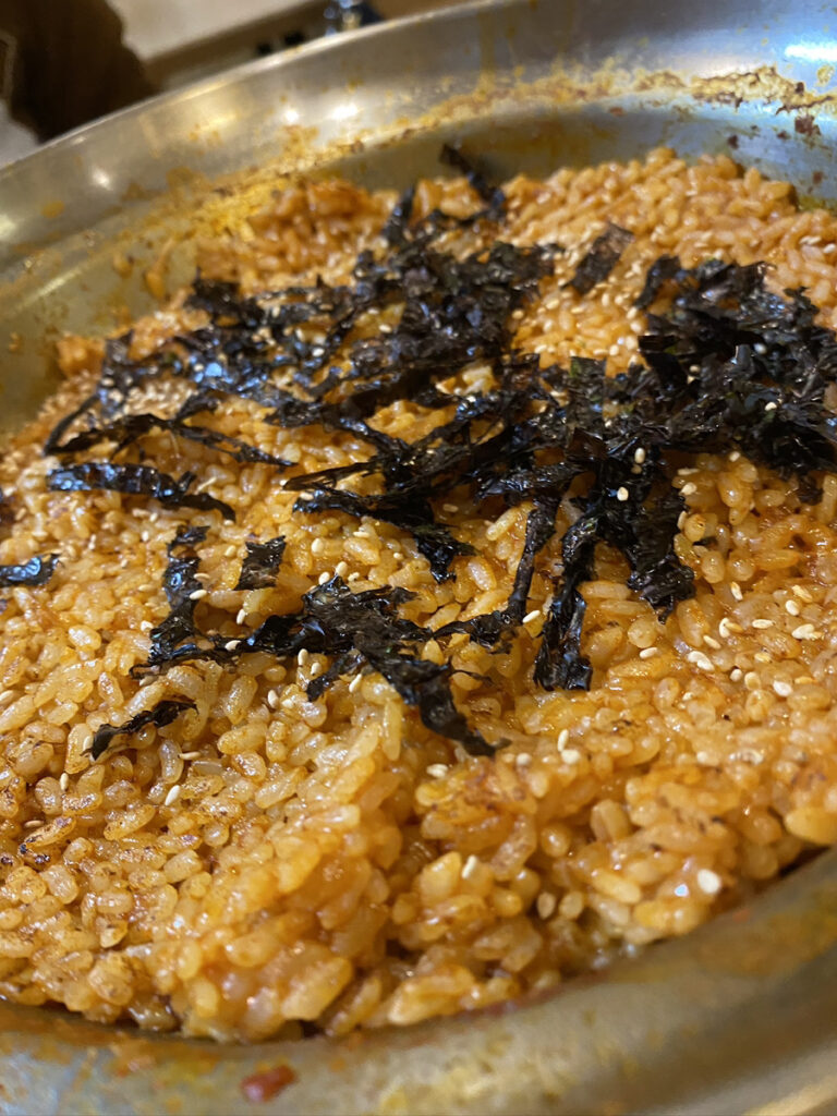 締めの炒めごはん