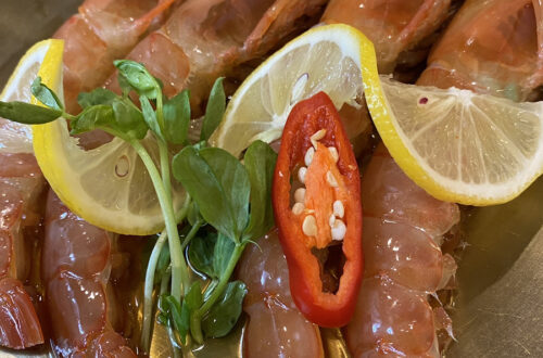 カンジャンセウ （赤海老の醤油漬け）