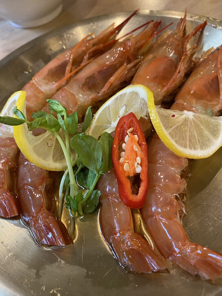 カンジャンセウ （赤海老の醤油漬け）