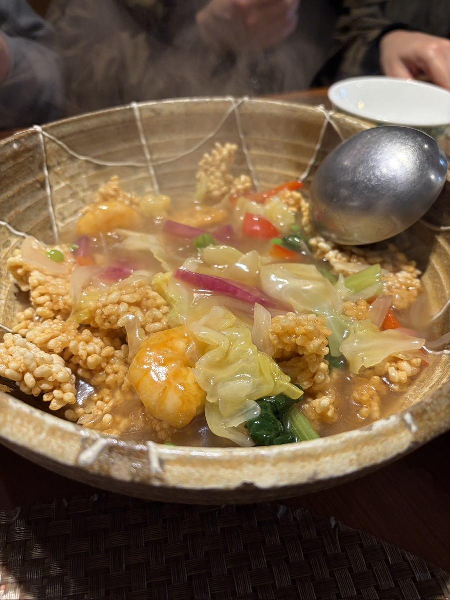 おこげの五目あんかけ