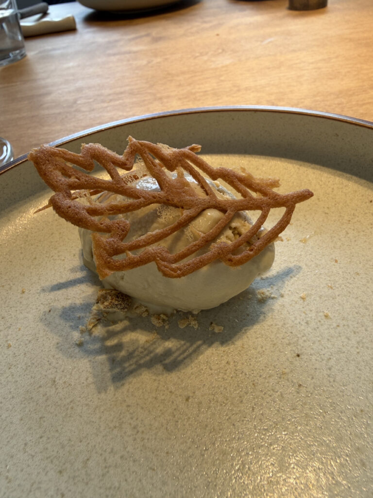 ほうじ茶のアイス