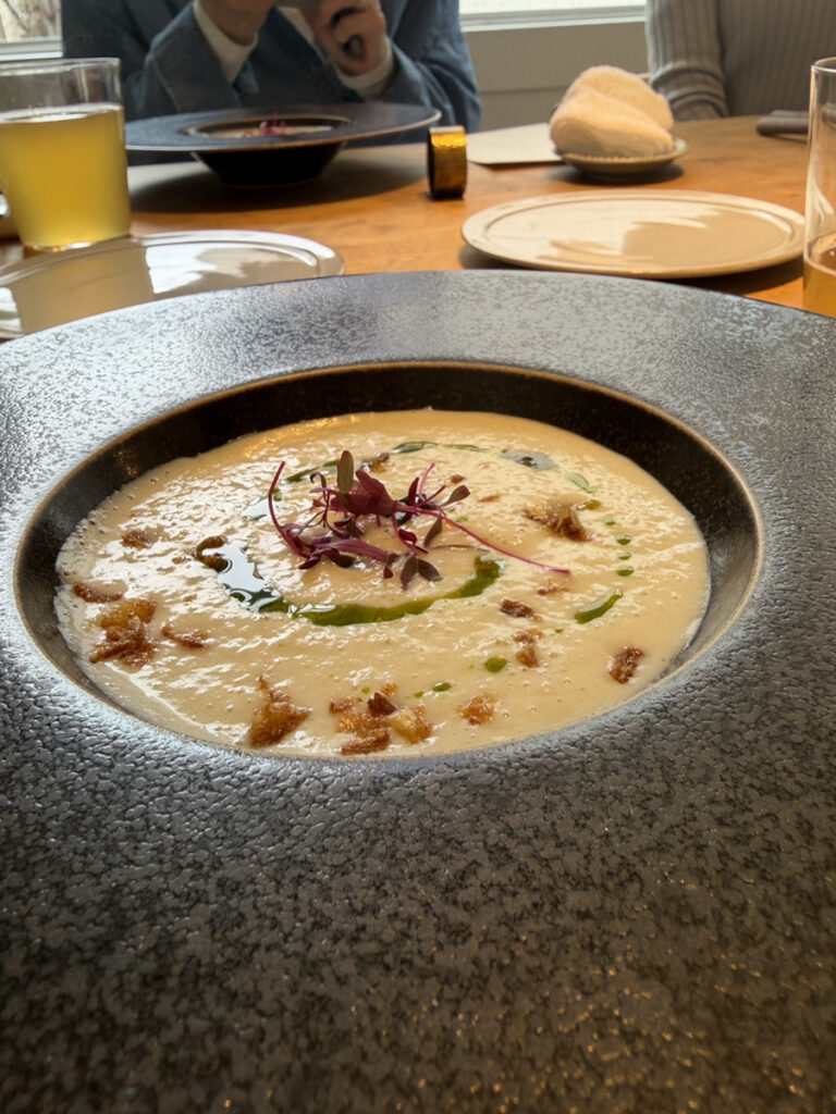 新玉ねぎのポタージュ