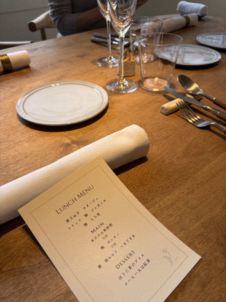 テーブルセッティング