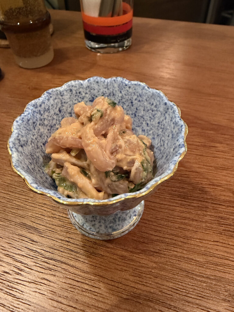 イカのあん肝和え（450円）