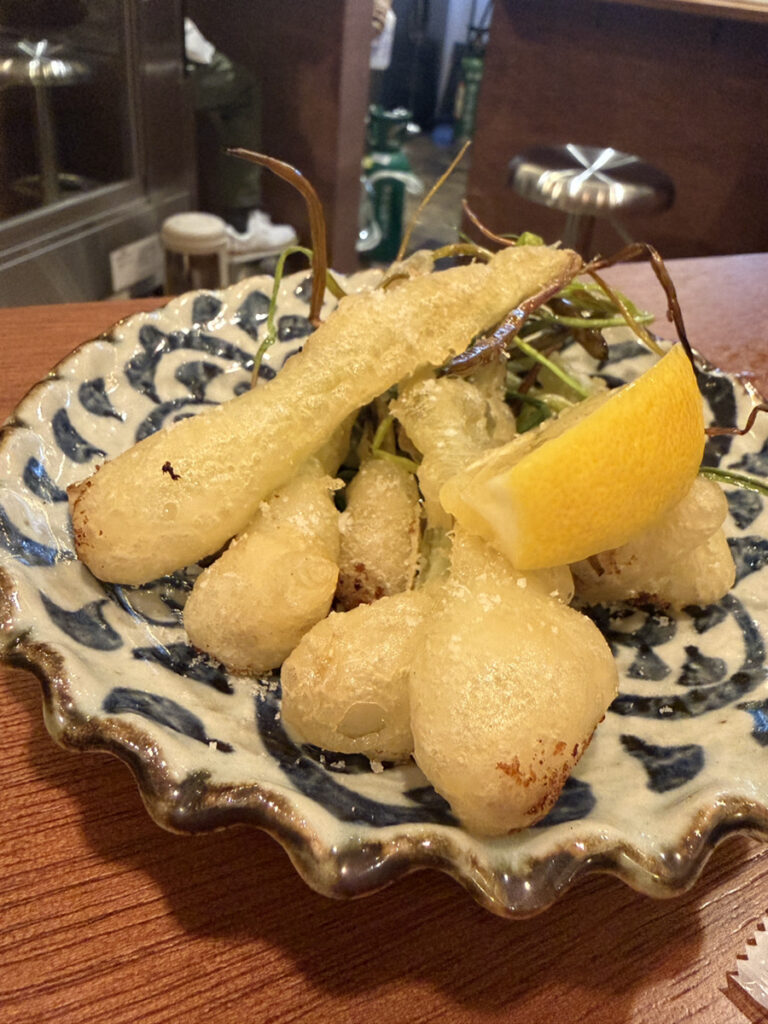 島らっきょうのフリット（700円）