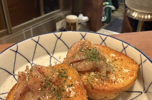 揚げじゃがの塩辛バター（700円）