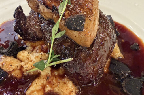 牛フィレ肉とフォアグラのロッシーニ