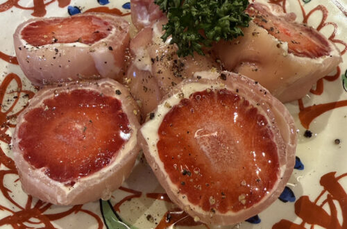 本日の生ハムフルーツ