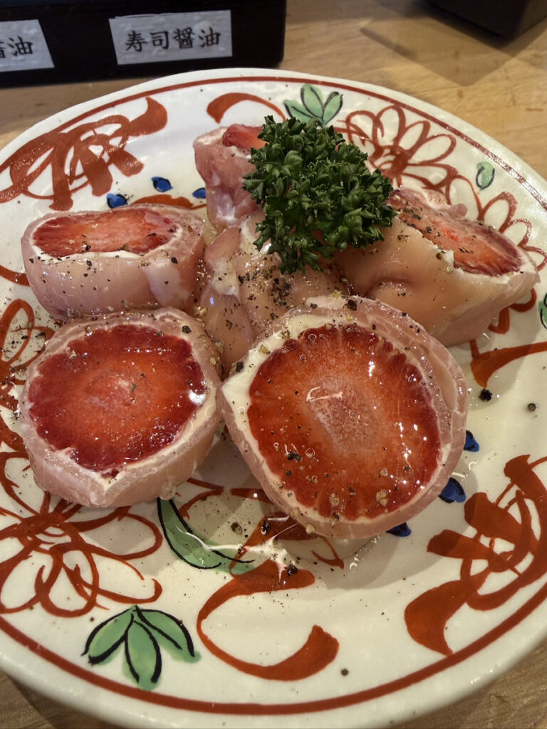 本日の生ハムフルーツ