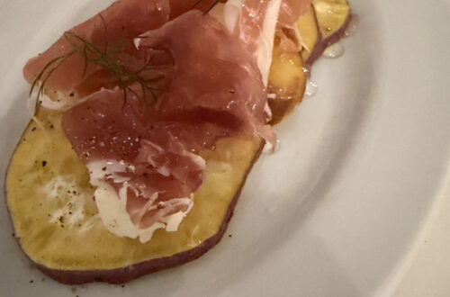 サツマイモ生ハムチーズ